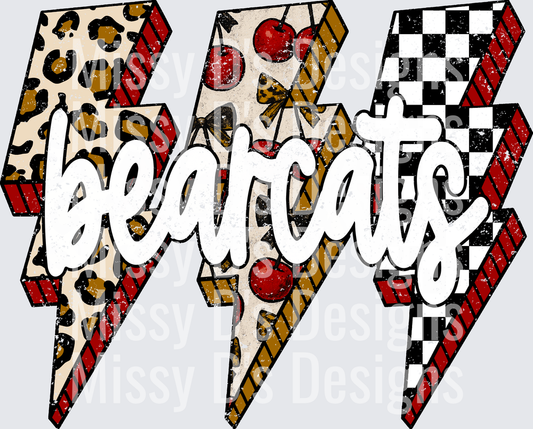 Cherry Lightning Bolt bearcats