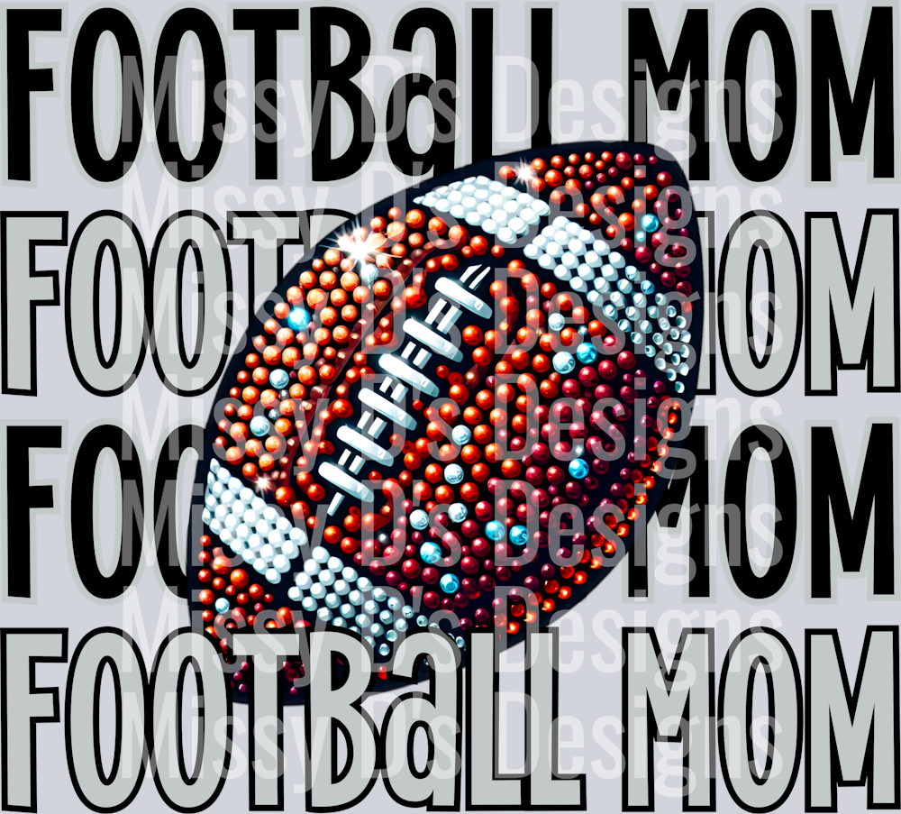 Football mom silver - Copy