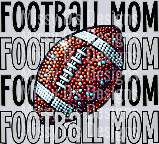 Football mom silver - Copy