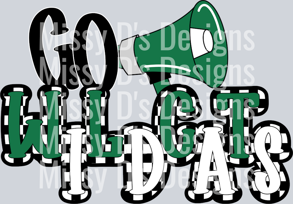 go wildcats green white