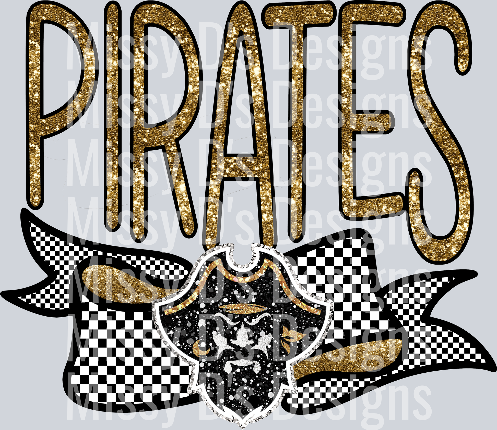 1Pirates Black Gold with Logo