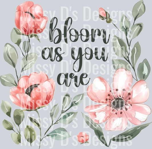 Rms0376 - 3 Bloom as you are