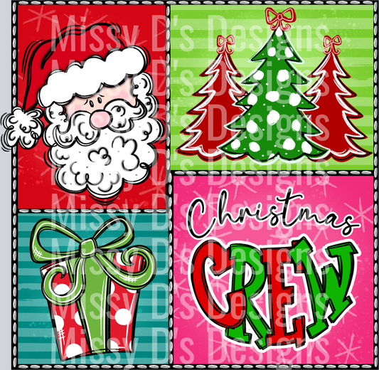 CHRISTMAS CREW SQUARE 1