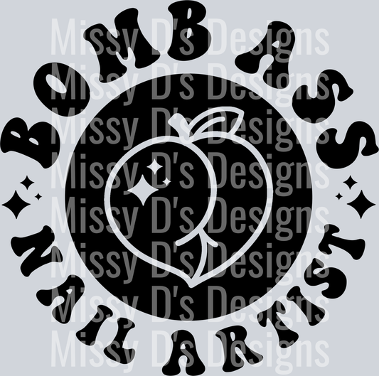 Bomb Ass Nail Artist Pocket Design