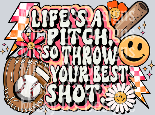 Life’s a pitch baseball