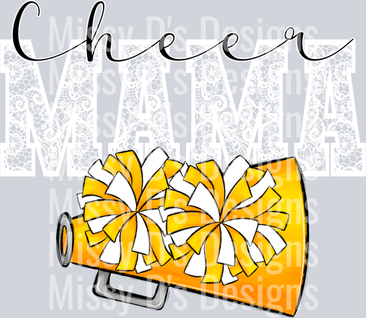 lace cheer mama yellow gold
