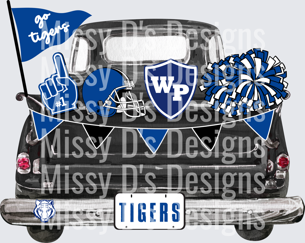 go tigers  tailgate truck wills point