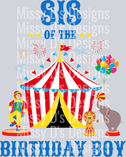 Sis Birthday Boy Circus I