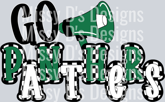 Go Panthers green white black