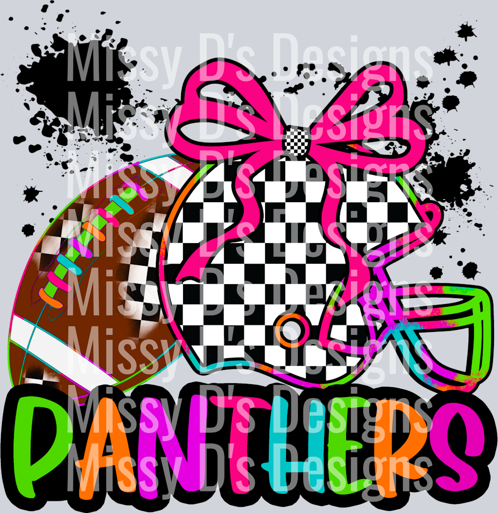 panthers neon football