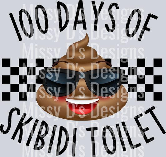 100 Days of Skibidi Toilet300dpi