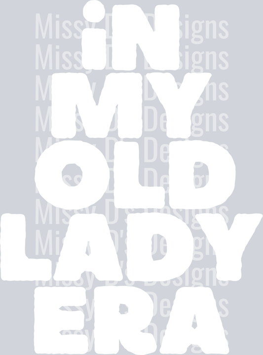 in my old lady era white