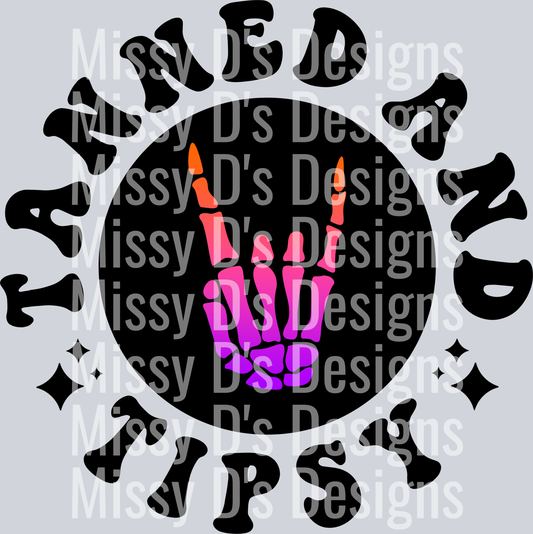 Tanned And Tipsy Pocket Design