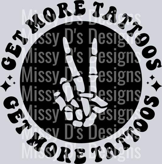 Get More Tattoos Pocket Design
