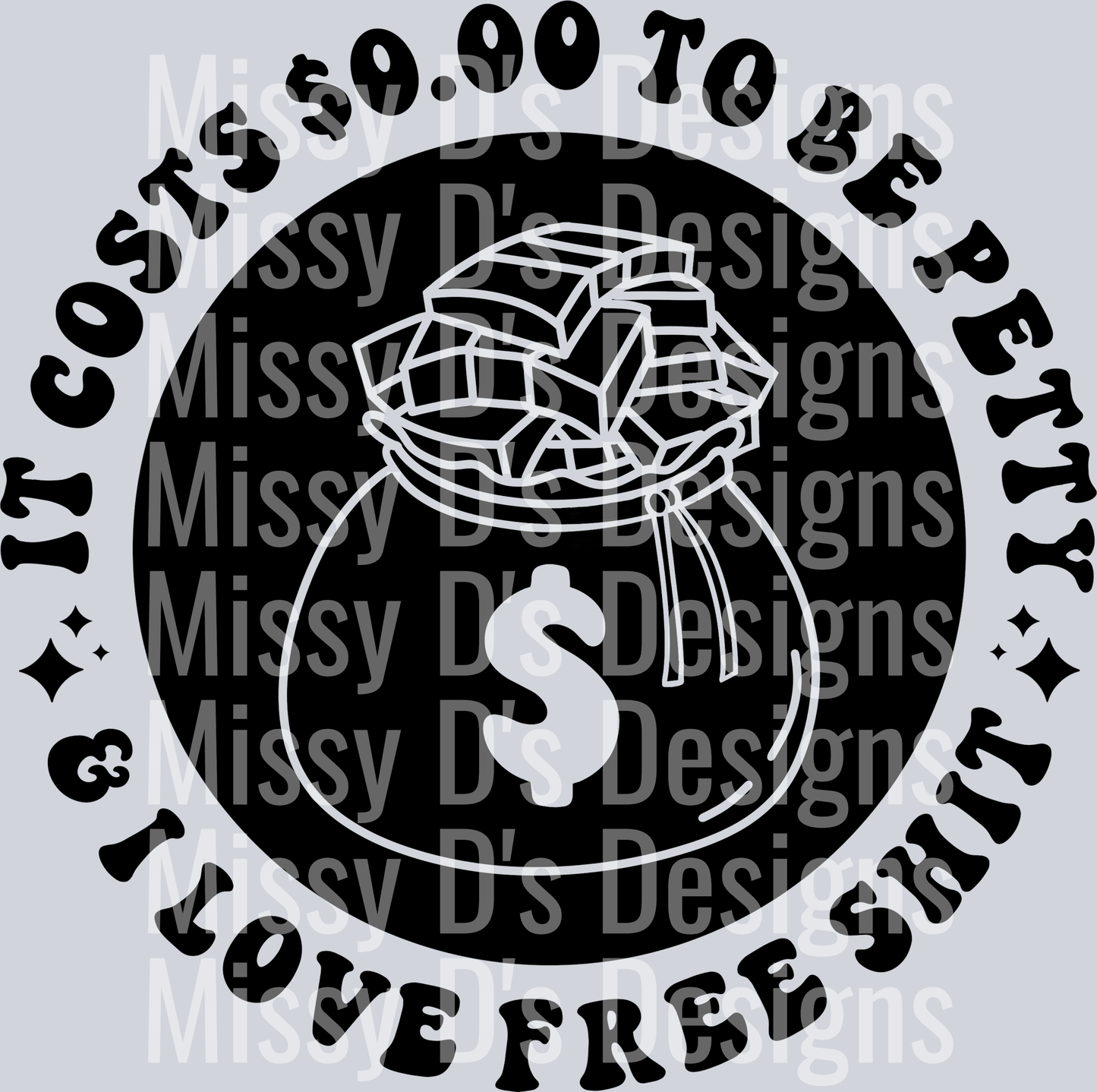 I Love Free Shit Pocket Design