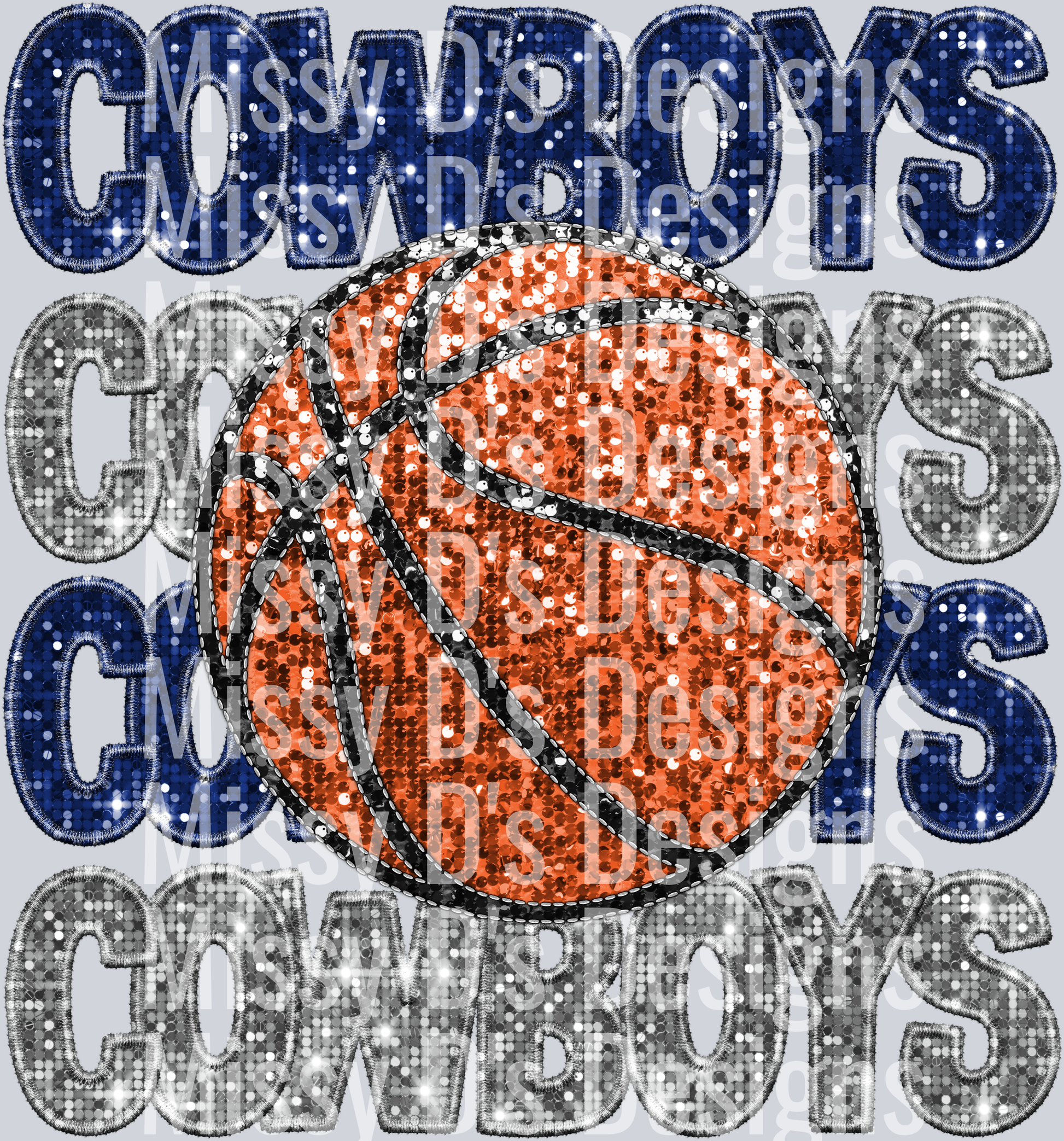 COWBOYS blue silver
