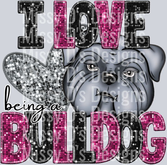 I love bulldog g pink