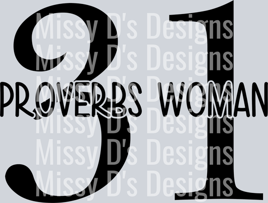 Proverbs Woman 31 Black