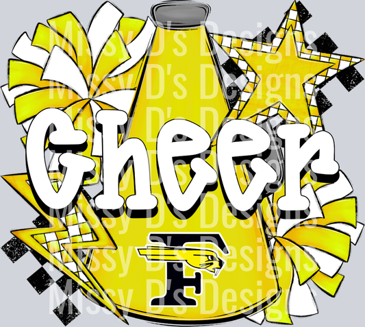 jackrabbits Cheer white