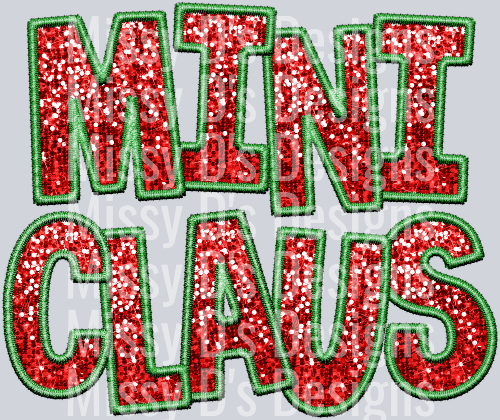 ChristmasSequinMiniClaus