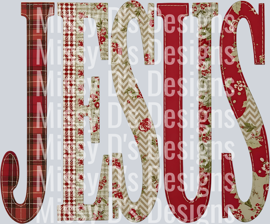 JESUS PATCH CHRISTMAS