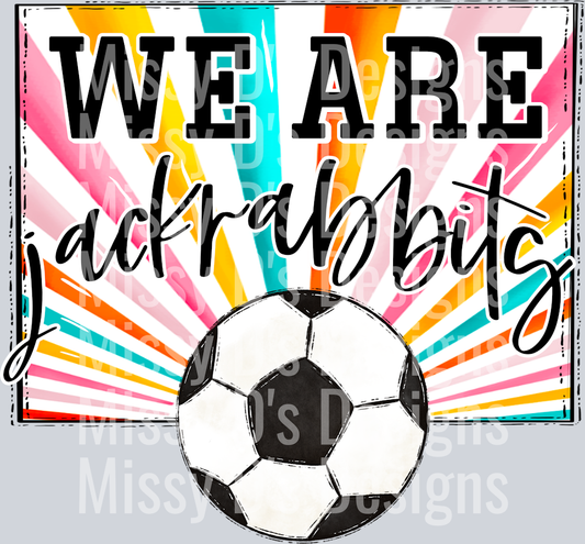 sunburst WE ARE jackrabbits soccer