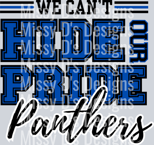 panthers blue black