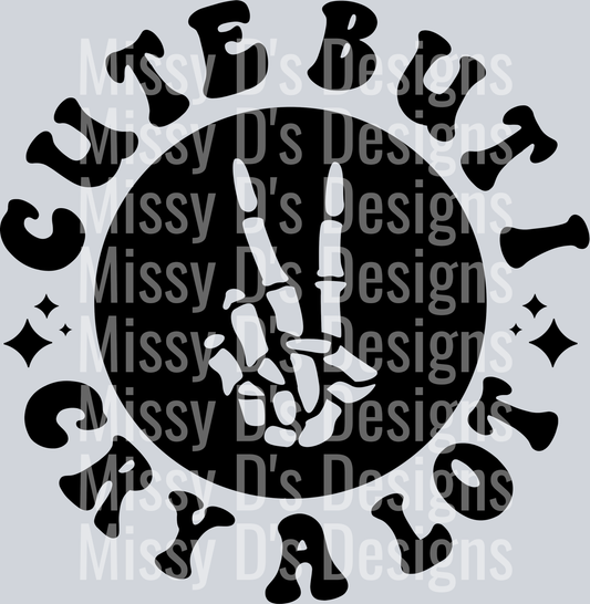 Cute But I Cry A Lot Pocket Design