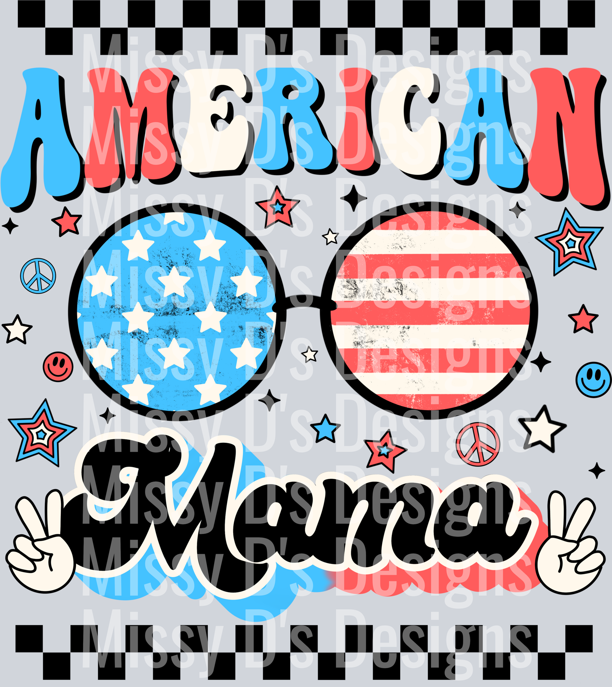 Patriotic mama black