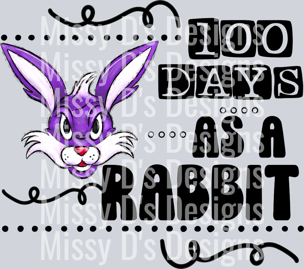 PURPLE RABBIT 100 DAYS