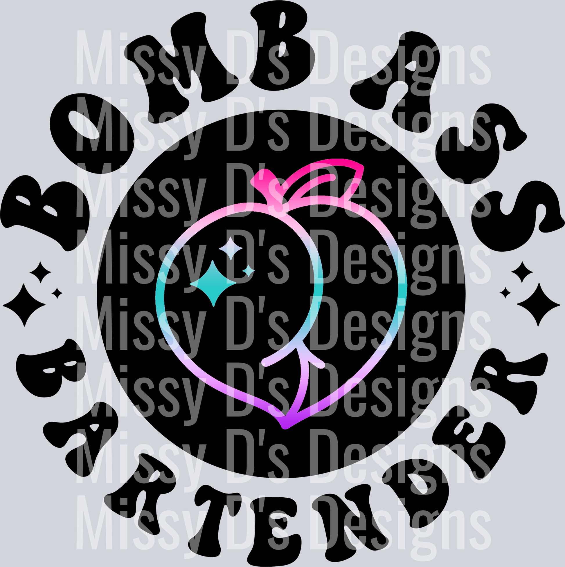 Color Bomb Ass Bartender Pocket Design