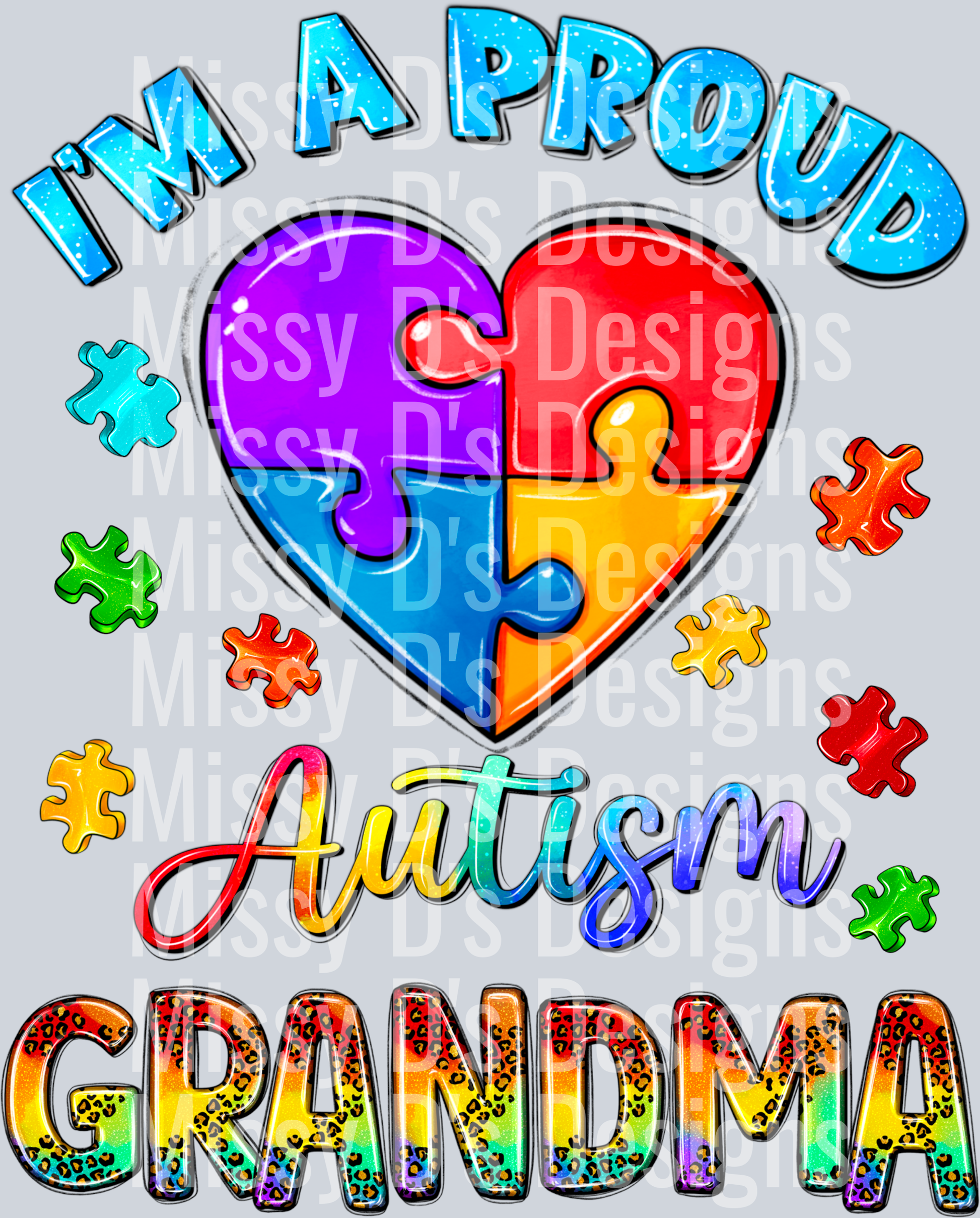 I_m_A_Proud_Of_Autism_Grandma_