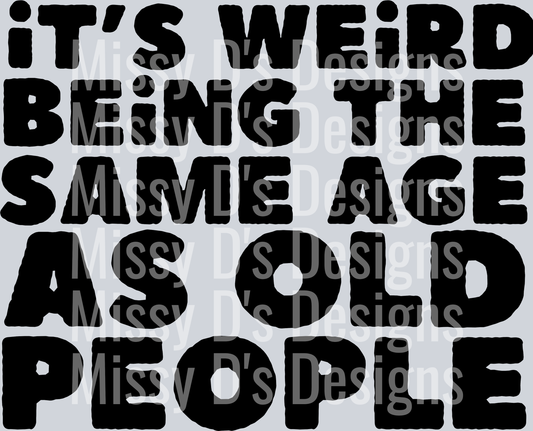 same age as old people black