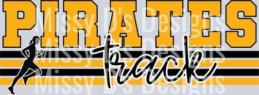 pirates track girl