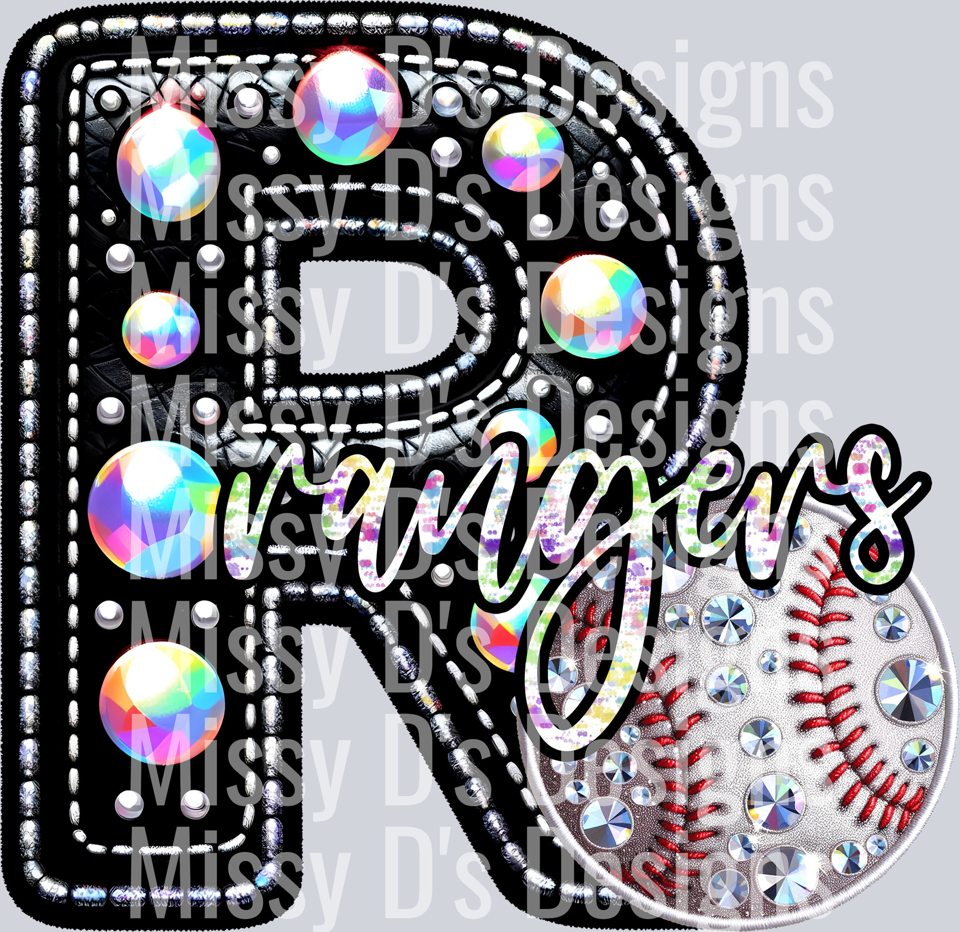 leather baseball rangers