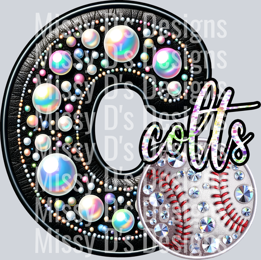 leather baseball colts