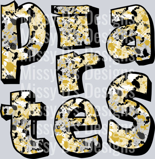 1Pirates Yellow Gold Black
