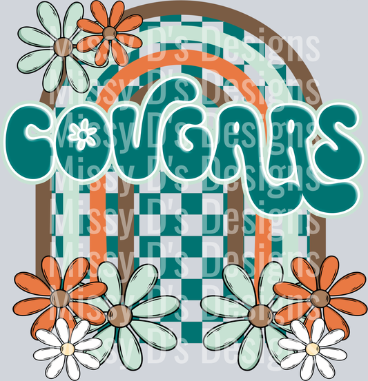 floral arch cougars