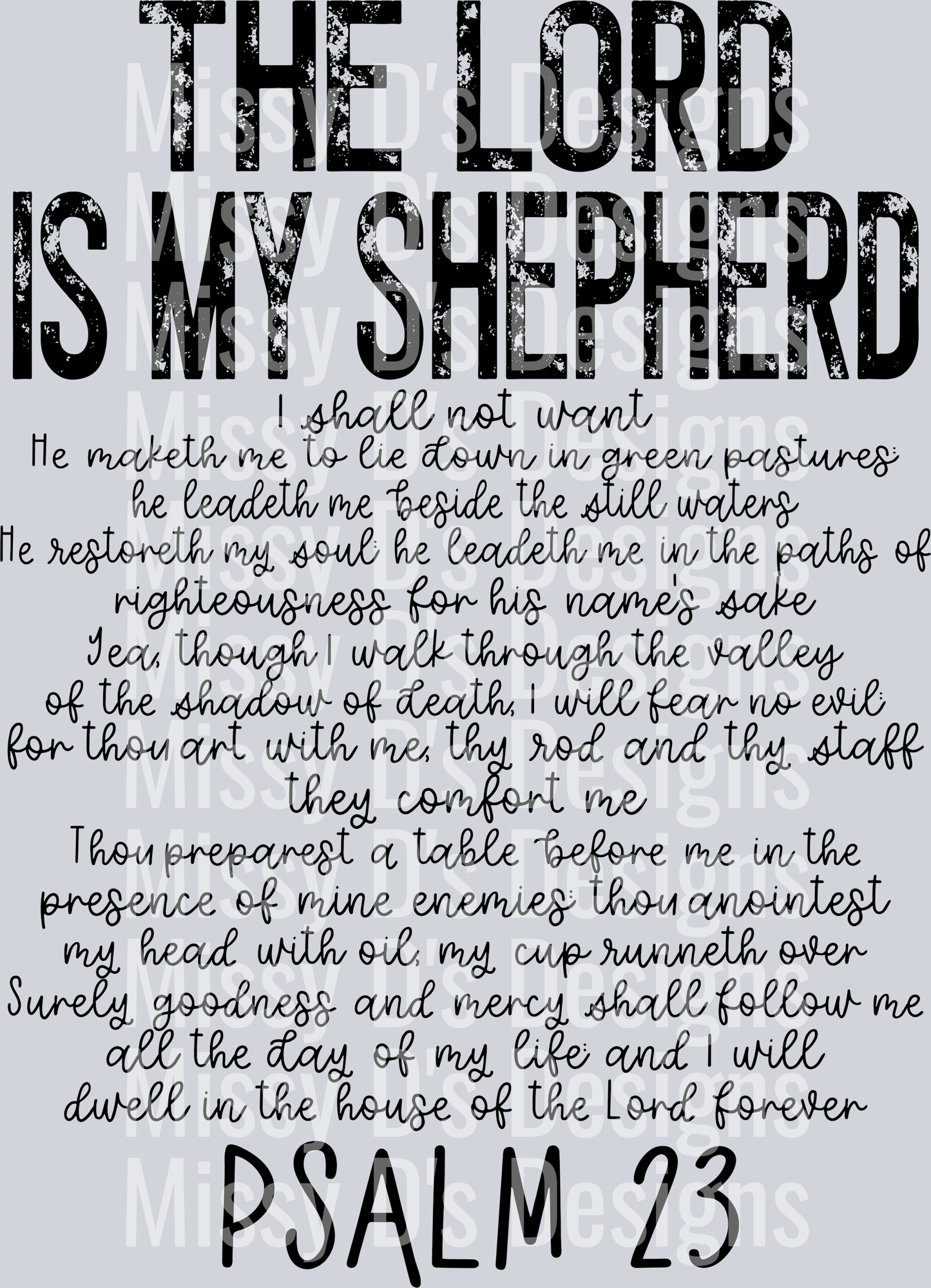psalm23theLord