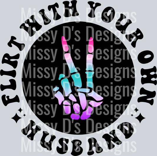 Color Flirt With Your Own Husband Pocket Design